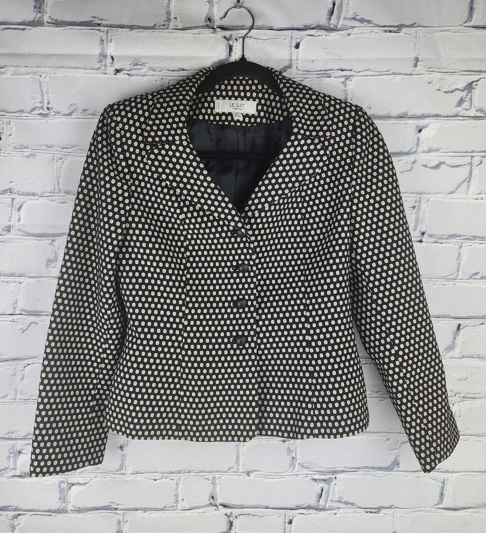 Le Suit Blazer Womens 4p corpcore retroglam office professional classic mature